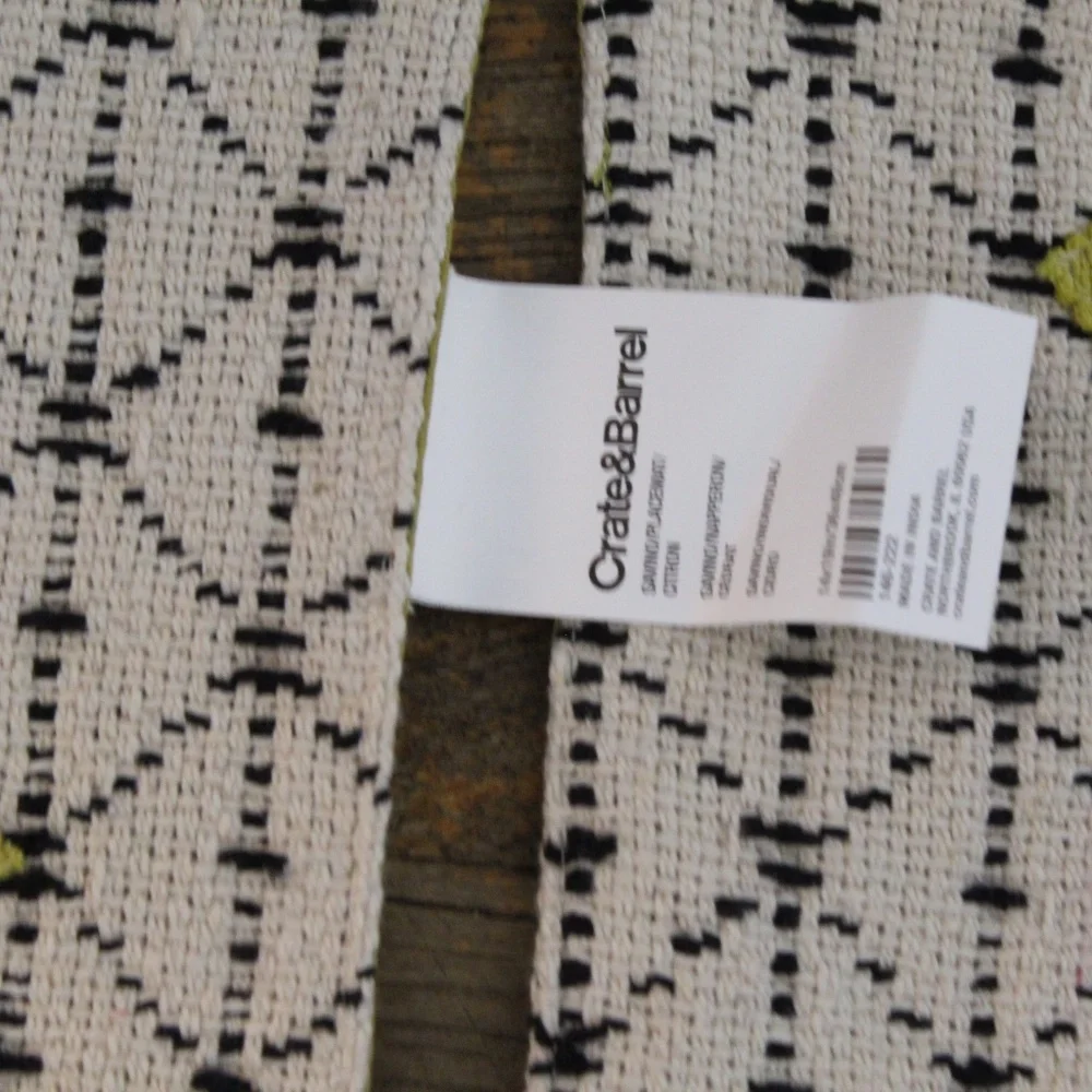 Crate & Barrel Geometric Table Placemat. Set of 2